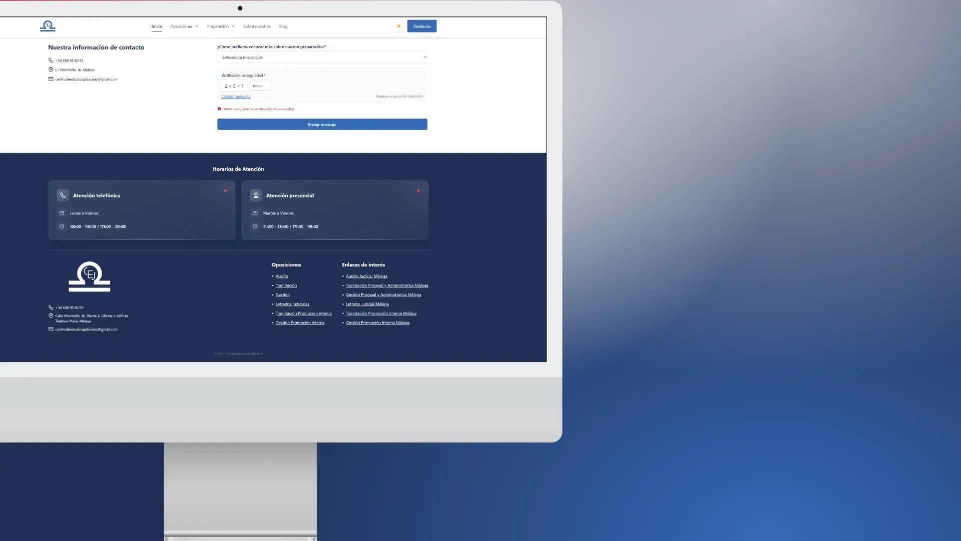 Academia CEJ Website - 4