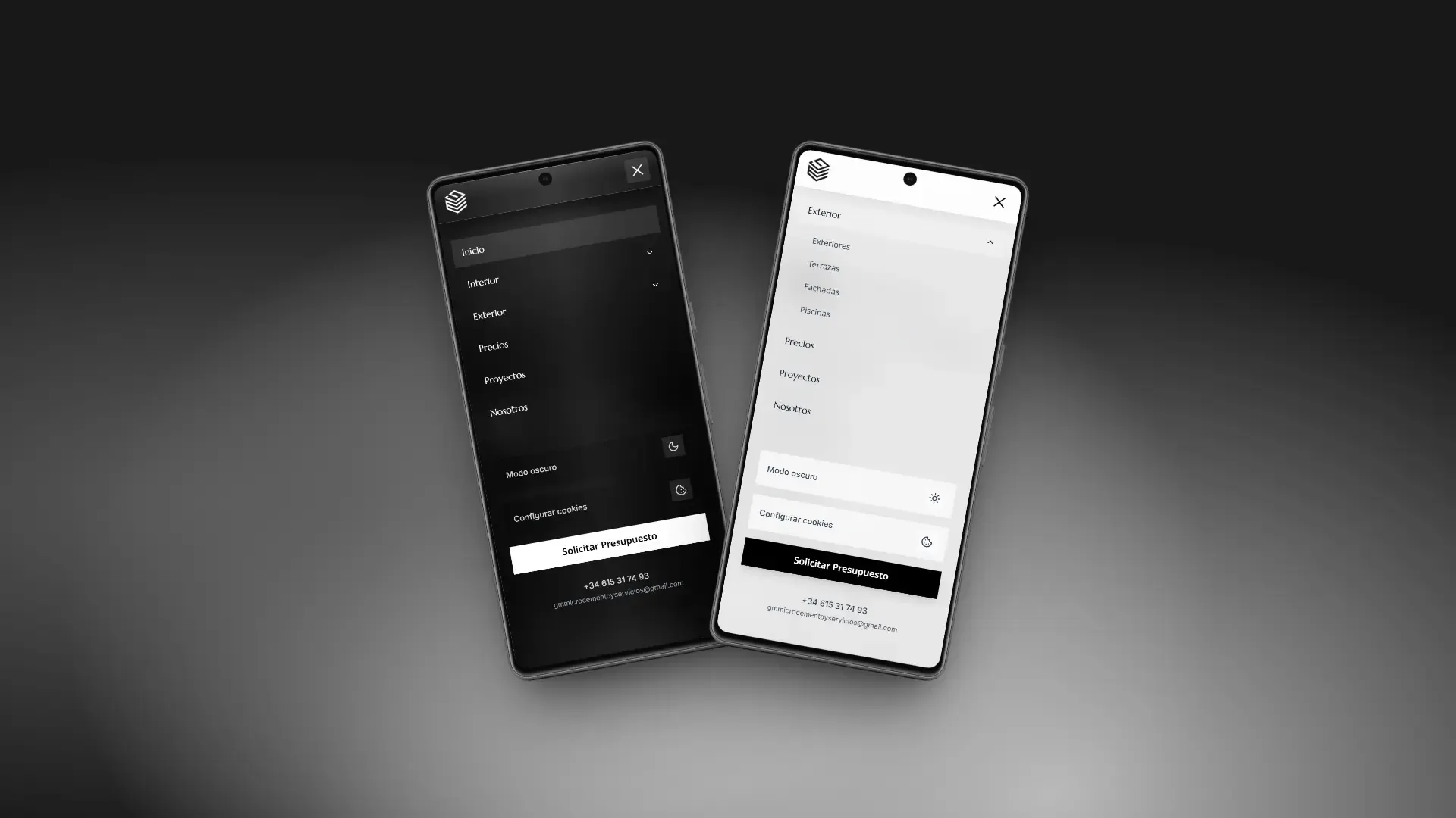 GM Microcementos Website - 14