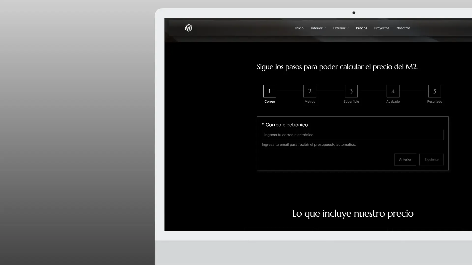 GM Microcementos Website - 2