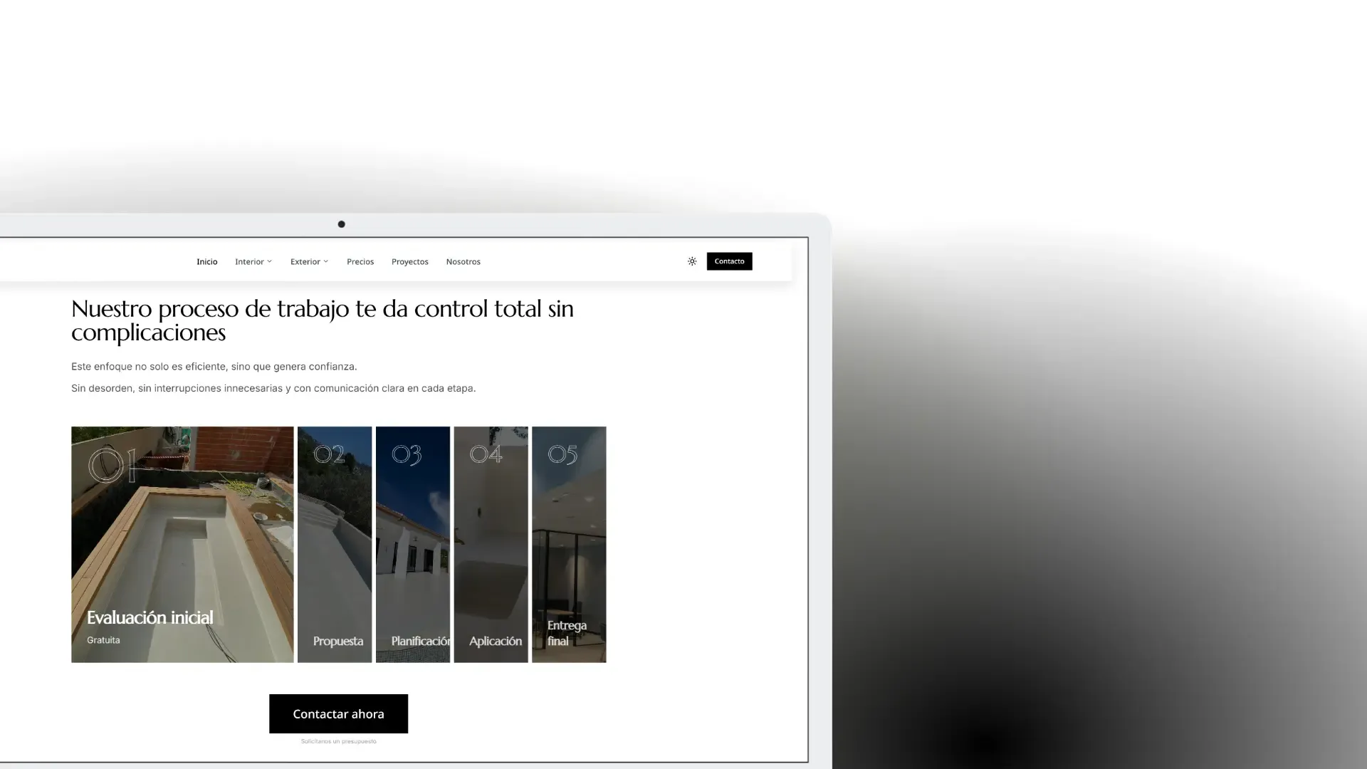 GM Microcementos Website - 4